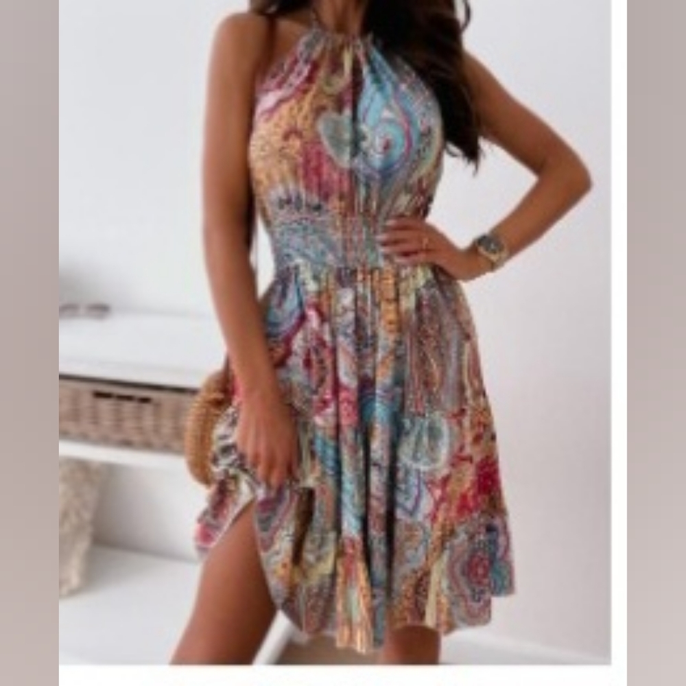 Halter Top Vintage Dress